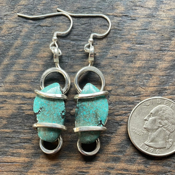 Turquoise Infinity Earrings