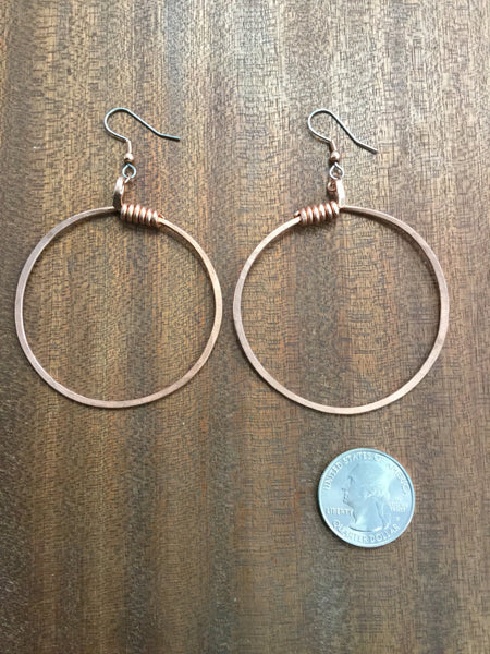 Copper Hoops