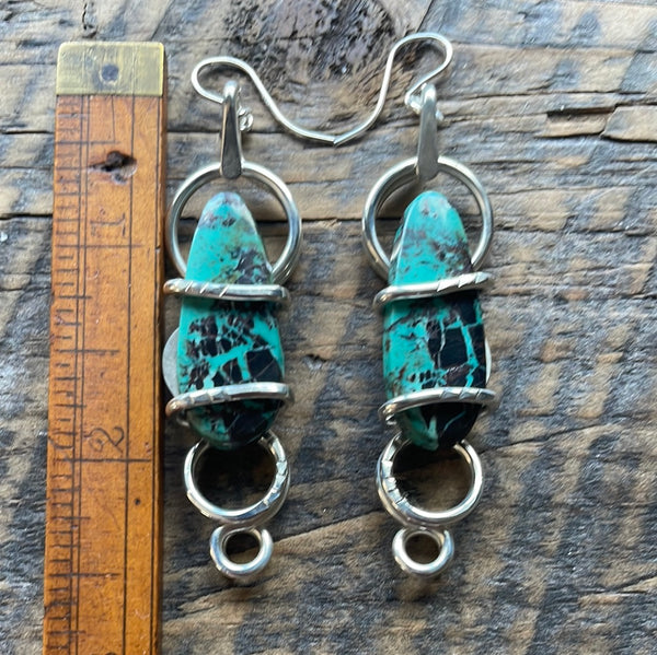 Hubei Turquoise Earrings
