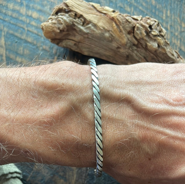Twisted Silver Bracelet II