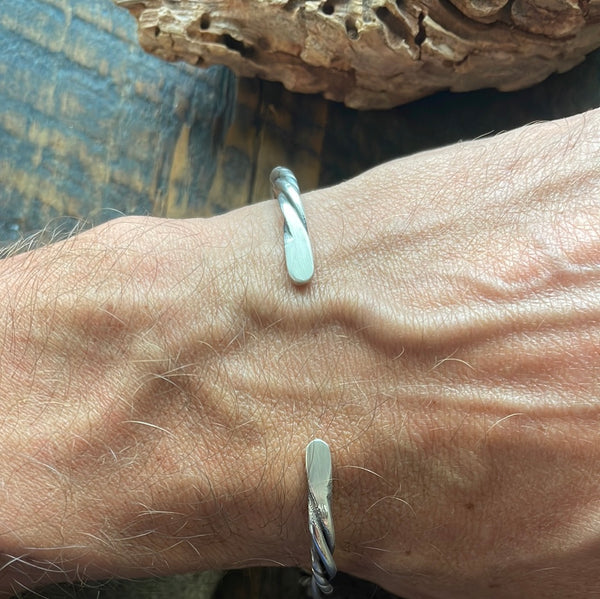 Silver Twist Bracelet