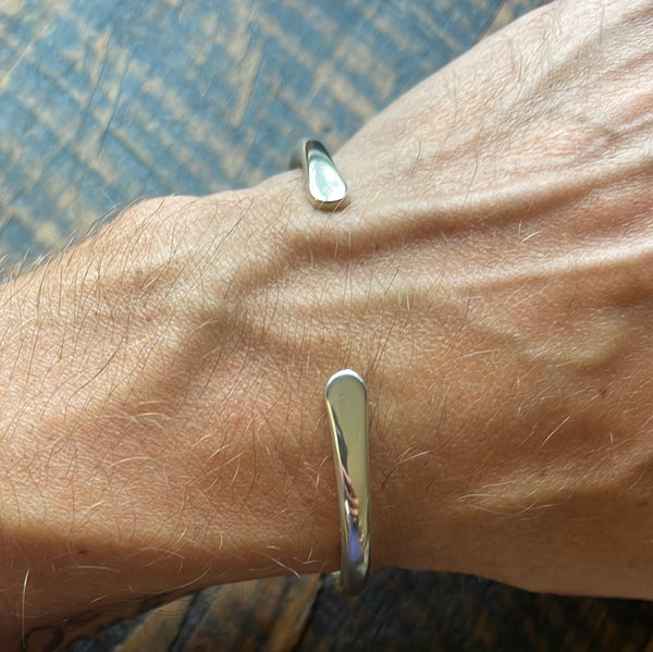 Heavy Metal Silver Bracelet
