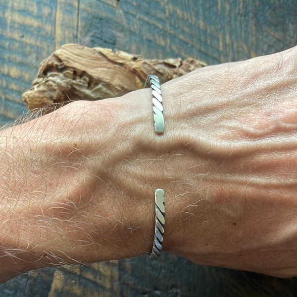 Twisted Silver Bracelet II