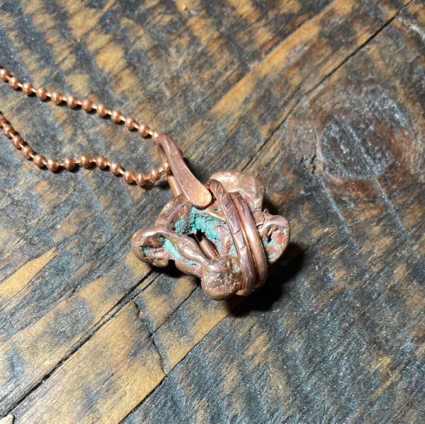 Copper Nugget Pendant