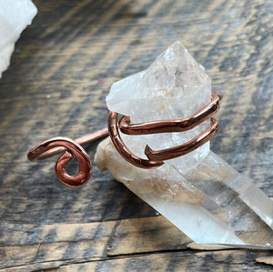 Quartz Crystal Copper Bracelet
