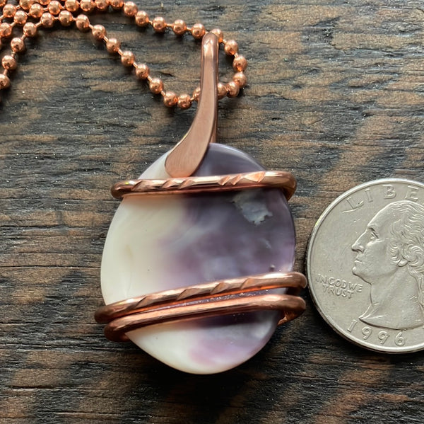 Copper Wampum Pendant