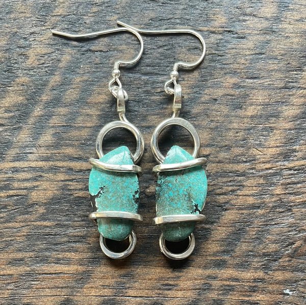 Turquoise Infinity Earrings