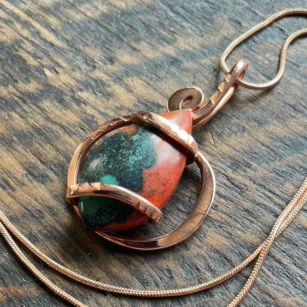 Copper Sunrise Pendant