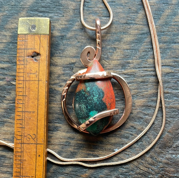Copper Sunrise Pendant